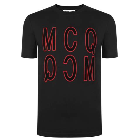 mcq velvet logo t shirt